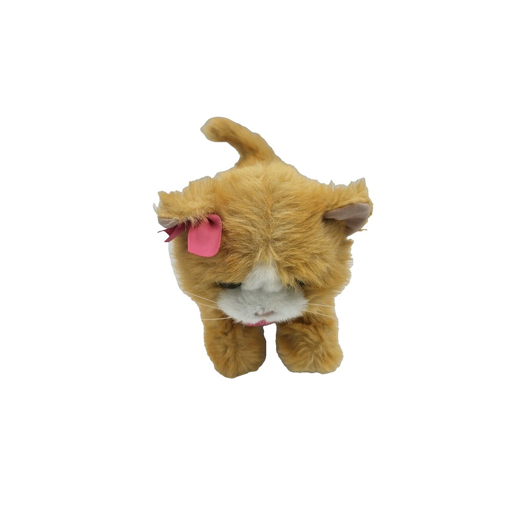Hasbro FurReal Friends Ginger‎ Cat Interactive Plush Toy 2012 Orange Tabby 14"